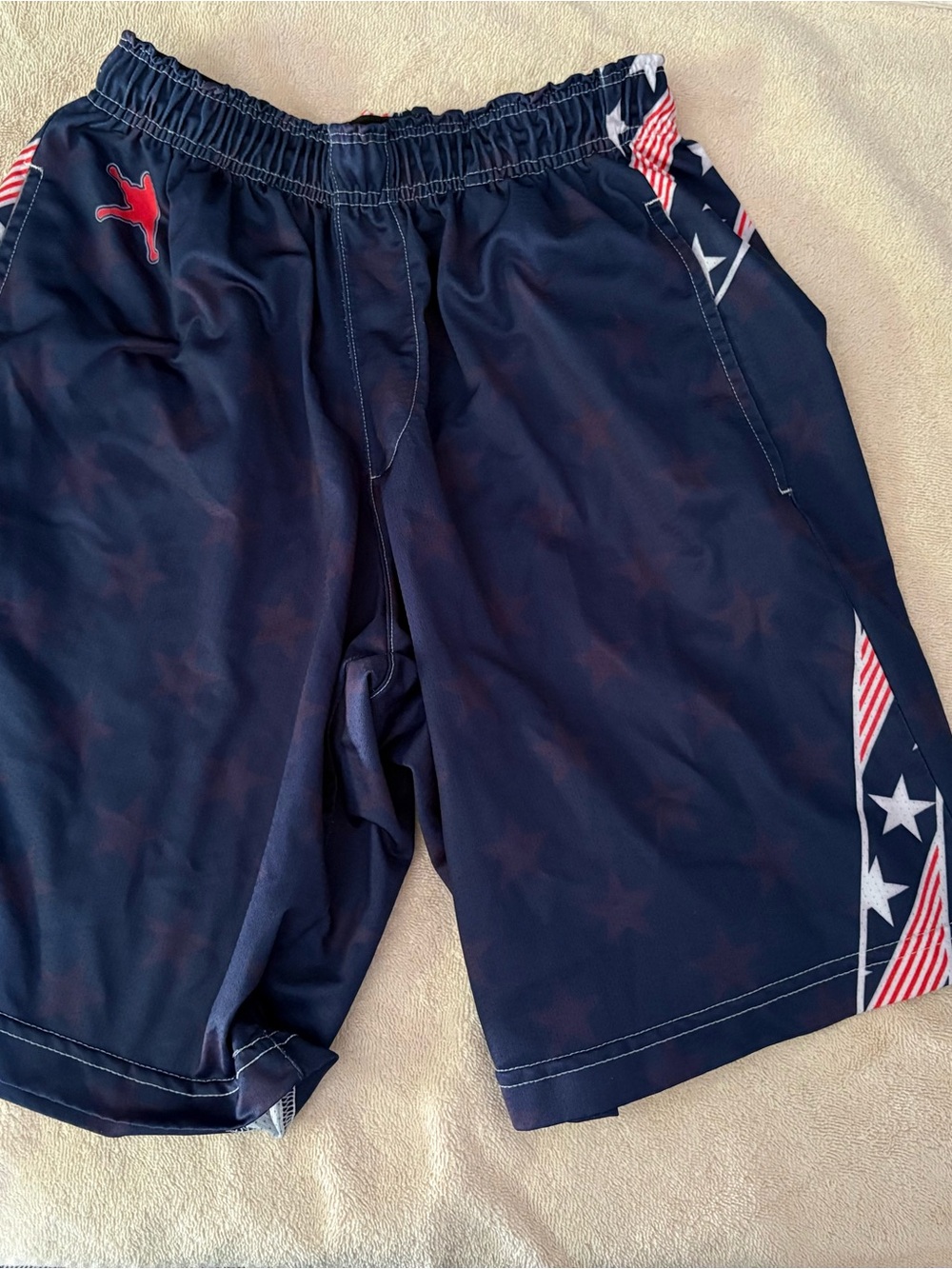 Men's Athletic Navy Blue Performance Shorts
